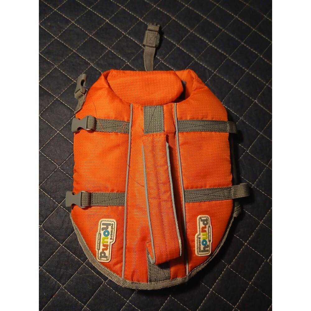 Outward Hound Granby Dog Life Jacket Orange Small Ripstop PFD Vest 22019